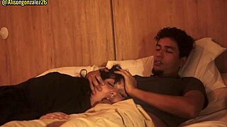 I'm sleepy stepbrother let me rest on your lap but don't put your dick in my mouth please!