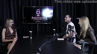 loira safada shows off her moans strips down and sucks that tasty cock yasmin pariz sheer red