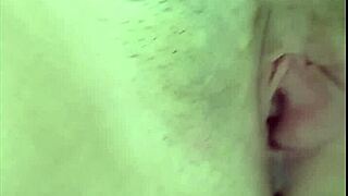 That blonde just revealed her pink vagina to me