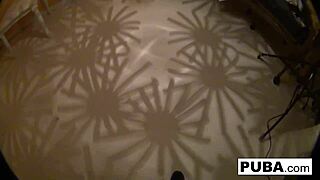 Blonde Babe in Retro Lingerie Teases with Big Tits Solo