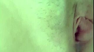 That blonde just revealed her pink vagina to me