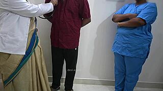 andhra lady doctor satisfies her sexual desire in front of patient at hospital