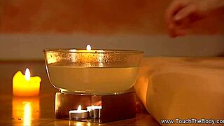 Handjob Massage from Exotic Brunette Indian Milf