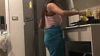 Thai Woman Displays Her Large And Attractive Breasts