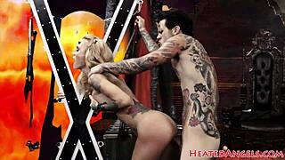 Why Resist This Devilish Punk Babe's Drilled Cunt?