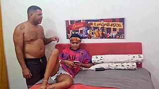 leo ogro activates reset mode on skinny teen slut with intense orgasm