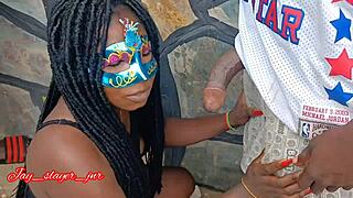 New Lagos Girl Shakes In Outdoor Orgasm