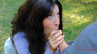 Lost influencer, suck my big cock and ride it doggystyle to get out of the woods pov