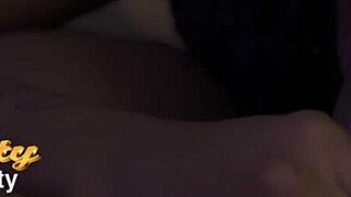 Oh God, Can This Petite Ebony Take My Big Black Cock for Creampie Ride After Massage!