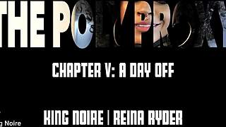 Fit BBC King Noire and Sexy Latina Reina Ryder in Athletic Positions with Orgasmic Cumshot