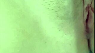 That blonde just revealed her pink vagina to me