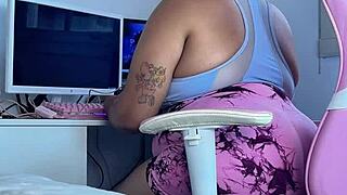 Gaming Gone Wrong With Embarrassing Farting Moment In Leggings