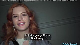 Public Agent Makes Ginger Redhead Squirt Hard On Monster Cock Outdoors