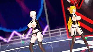 Big Ass Big Tits Lady in Black Transparent Lingerie - Killer Encounter!