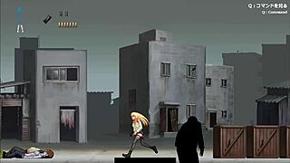 Blonde gets horny for anal assfucking in gangbang group banging game