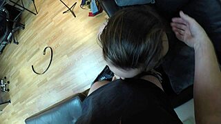 Skinny Slut Audrey Decker Deepthroats And Gags In Extreme POV Casting