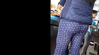 Spying On Voyeur Ass In Quesadillas Spot