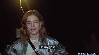 Public Agent Makes Ginger Redhead Squirt Hard On Monster Cock Outdoors