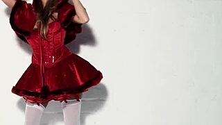 Feeling So Teased By Little Red Riding Hood Leanna Decker Showing Huge Natural Boobs