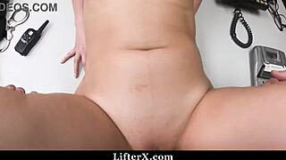 Oh my god, I got caught shoplifting sunglasses and now this guy with a huge cock is punishing me in the garage!