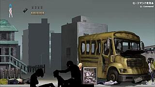 Blonde gets horny for anal assfucking in gangbang group banging game