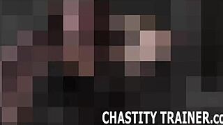 I've locked your cock in bondage forever with my femdom toys