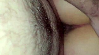 Daddy Pounds Amber's Wet Pussy from Behind in Homemade Couple Action