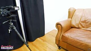 petite exotic coed raven rubs shaved pussy then sucks cock for facial cumshot in pov