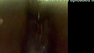 I fuck wet ebony pussy with dildo