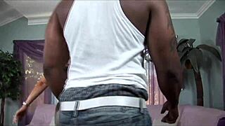 kelly leigh, the blonde cougar, got spotted during the national interracial cougar hunt for big cock blowjob and cumshot facial