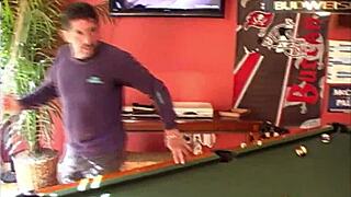 my step sister turns into pool hall slut during outdoor blowbang with interracial group