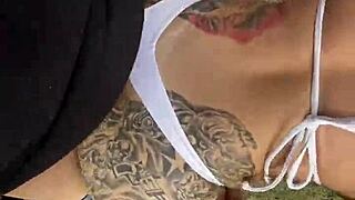 Loira Casada Paulista Blonde Gives Ass to Carioca Lover on Beach