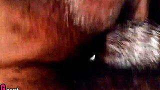 swollen pussy gets pounded and drilled same time by bbc. tight wet pussy drips in homemade interracial sex with roommate.