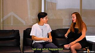 i take care of stepmother and stepson in my office where we end up fucking