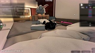 I love teasing this tattooed snow bunny before we dive into intimate sex together