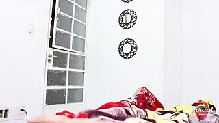 Brunette Milf Stepmom Gives Deepthroat Blowjob in Pov and Swallows Cum