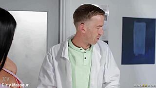 Physical Therapist Jasmine Jae Delivers Deep Cock Massage And Anal Action To Patient