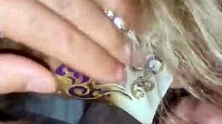 i love how my amateur milf wife gives that facial cum blowjob like a pro