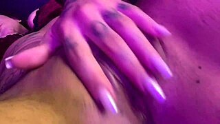 She starts exhibiting herself sensually with big natural tits moaning and piercing details. Using vibrator toys for solo orgasm pleasure.