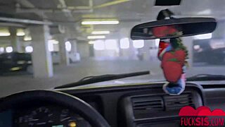 nicole rey gets bent over in car for pov doggystyle with blonde latina teen 18+