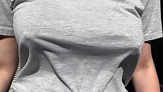 Horny stepmom Artemisia Love bounces big boobs outdoor