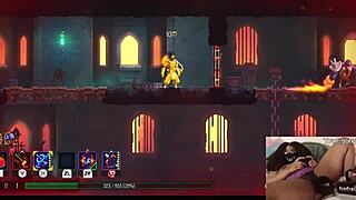 i'm that chubby ebony gamer girl gettin' fucked by dildo durin' dead cells play