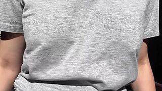 Horny stepmom Artemisia Love bounces big boobs outdoor