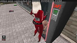 Shemale Uses Girl Through Gloryhole In Second Life Slut Vendor. Your Fantasy?