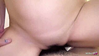 Petite Japanese step-sister 18 says seduce me for uncensored POV creampie fuck with bent over doggystyle riding and hairy pussy action