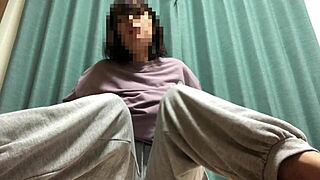 Japanese Amateur Teases With Juicy Self-Pleasure Display