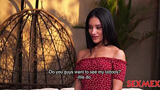 uh, i mean, sexmex where carolina guerrero pays off her daddy's debt with quickie blowjob and fucking