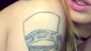 blonde brazilian milf with big ass shakes it in interracial scene