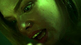 Blonde girl Ashby gets mesmerized into sex slave by brunette vampire with face sitting and scissoring