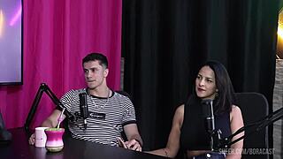 Compilados of Digão da Ilha and Kel Abate in Bora Cast with Bruna Carlos Part 1 on Sheer Red